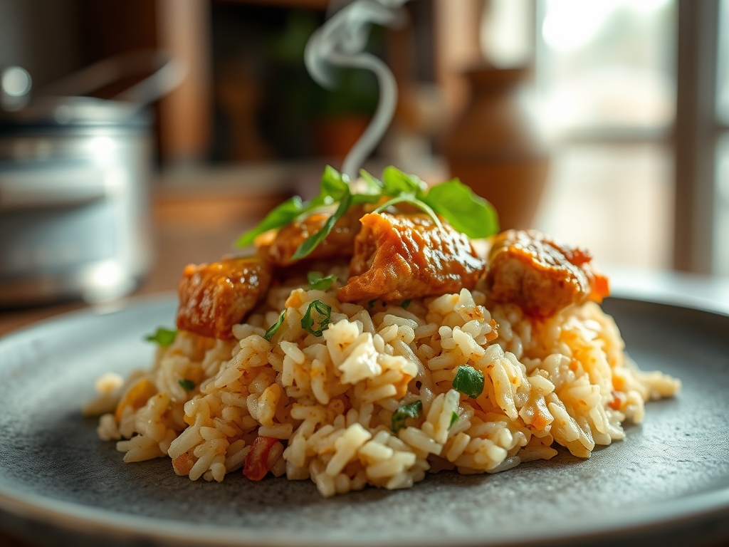Rice Cooker Chicken Rice