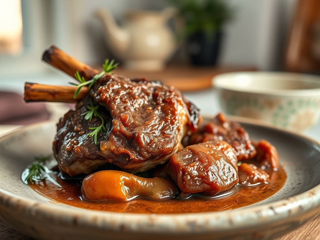 Slow Cooker Lamb Shank