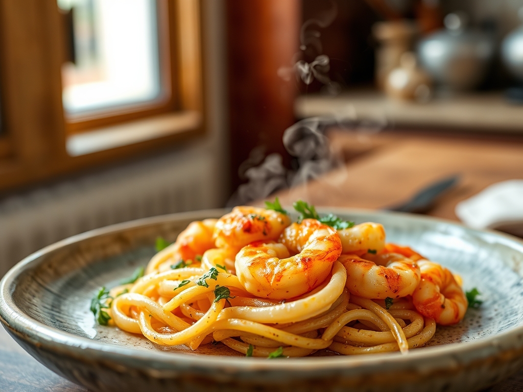 Multi Cooker Shrimp Scampi